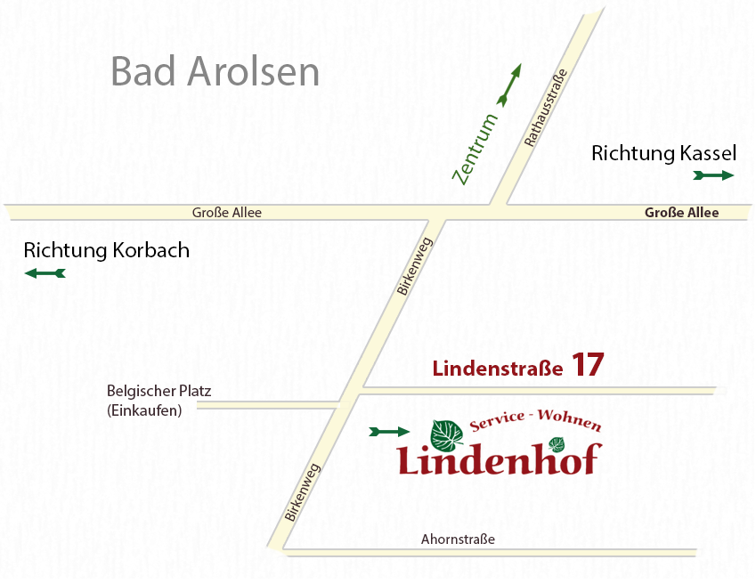 Lageplan Lindenhof Bad Arolsen