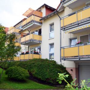 Viele Appartements haben einen Balkon