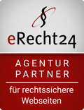 Logo: eRecht24 Agenturpartner für rechtssichere Webseiten