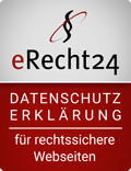 eRecht24 Datenschutzerklärung für rechtssichere Websites Logo: eRecht24 Datenschutzerklärung für rechtssichere Websites